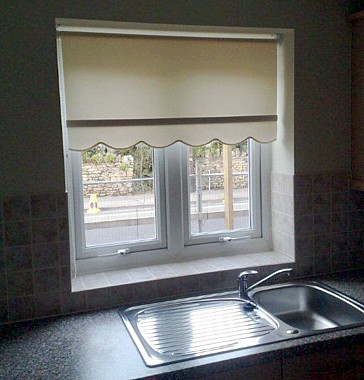 Kitchen roller blinds